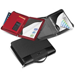 Filofax Microfiber Mappa A4 Zip Fogantyúval Fekete