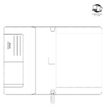 Filofax Nappa Mappa A4 Zip Fekete Filofax Nappa Mappa A4 Zip Fekete