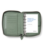 Filofax Norfolk Pocket Compact Zip Zöld Modular Filofax Norfolk Pocket Compact Zip Zöld Modular