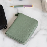 Filofax Norfolk Pocket Compact Zip Zöld Modular Filofax Norfolk Pocket Compact Zip Zöld Modular
