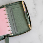 Filofax Norfolk Pocket Compact Zip Zöld Modular Filofax Norfolk Pocket Compact Zip Zöld Modular