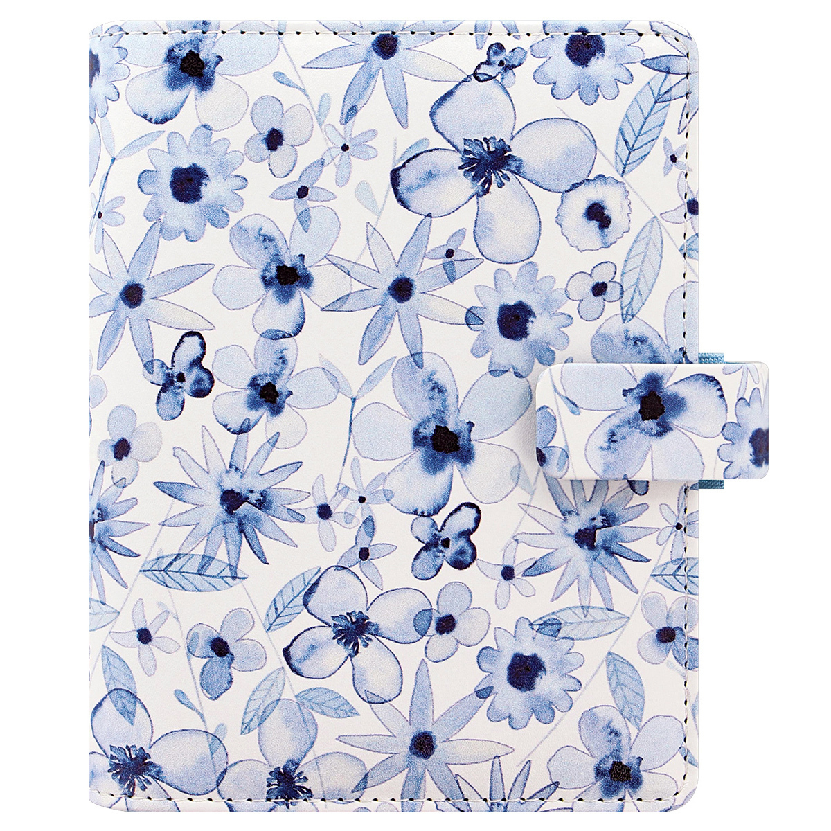 Filofax Patterns Indigo Floral Pocket Filofax Patterns Indigo Floral Pocket