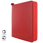 Filofax Pennybridge A5 Tablet iPad 2-3-4 Piros Modular