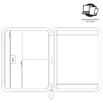 Filofax Pennybridge Mappa A4 Zip Málna Filofax Pennybridge Mappa A4 Zip Málna