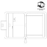 Filofax Pennybridge Mappa A5 Zip Narancs Filofax Pennybridge Mappa A5 Zip Narancs