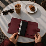 Filofax Saffiano A5 Bordó Modular Filofax Saffiano A5 Bordó Modular