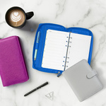 Filofax Saffiano Fluoro Personal Compact Zip Kék Modular Filofax Saffiano Fluoro Personal Compact Zip Kék Modular