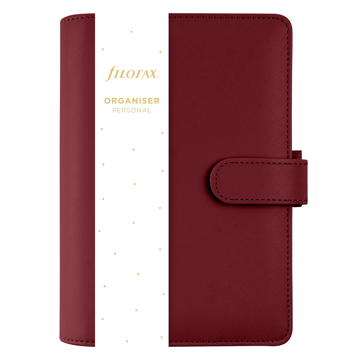 Filofax Saffiano Personal Bordó Modular Filofax Saffiano Personal Bordó Modular