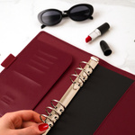 Filofax Saffiano Personal Bordó Modular Filofax Saffiano Personal Bordó Modular