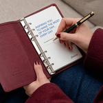 Filofax Saffiano Personal Bordó Modular Filofax Saffiano Personal Bordó Modular